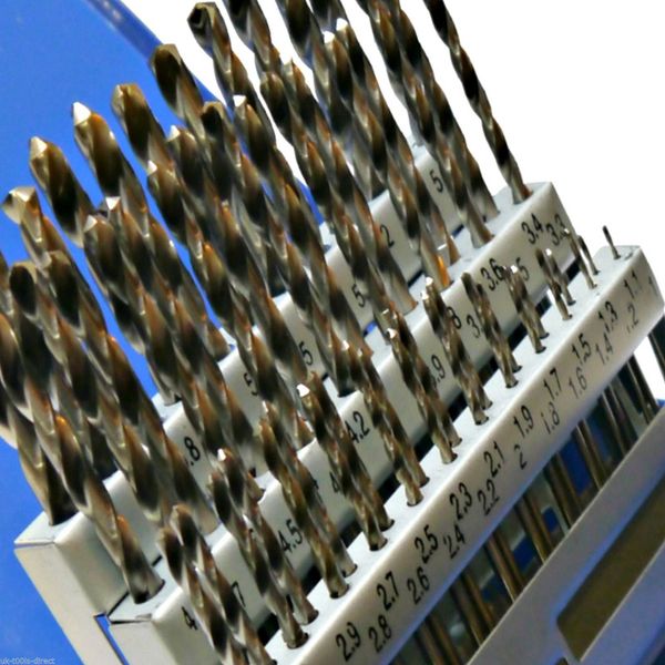 

set of drills 51pc engineering drill bit set hss 1 - 6mm in 0.1mm increments