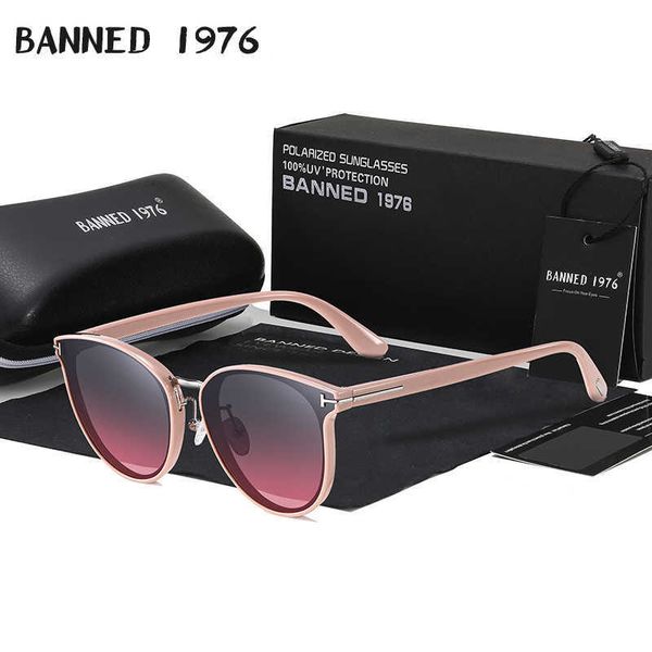 

sun glasses 2021 aviation polarized lady glasses cat eye fashion women luxury woman female brand oculos de sol, White;black