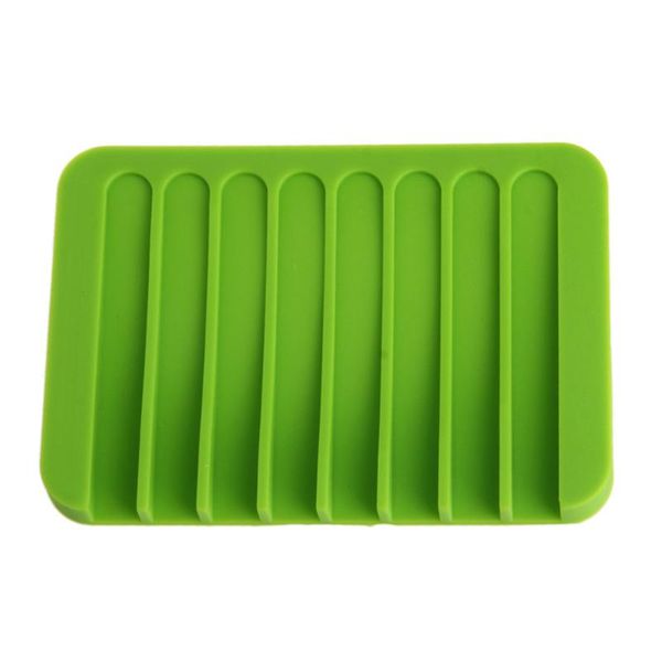 

soap dishes fashion silicone flexible dish plate bathroom holder box 649e