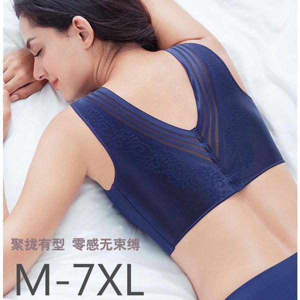 

bras 5colors&9sizes beautiful back traceless underwear women's non steel ring sports gathering vest large size thin sleep bra, Red;black