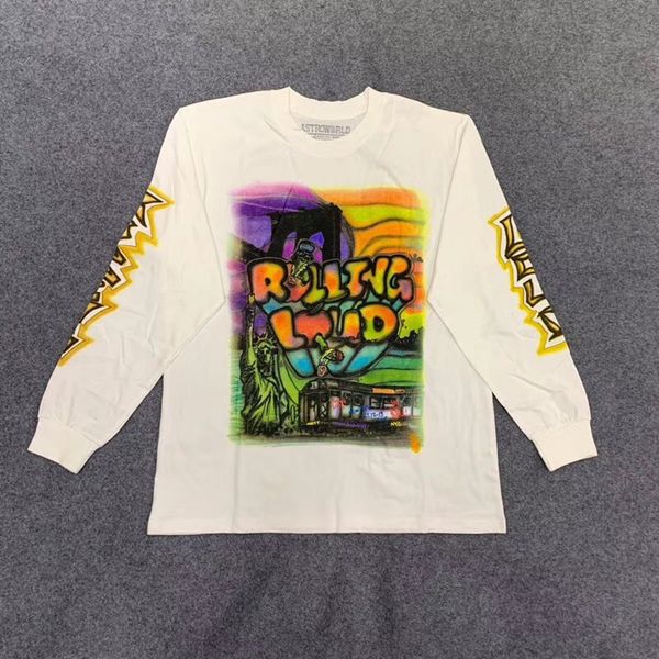 

2021 new t-shirts alta qualidade dos homens scott travis de ss 19xp, White