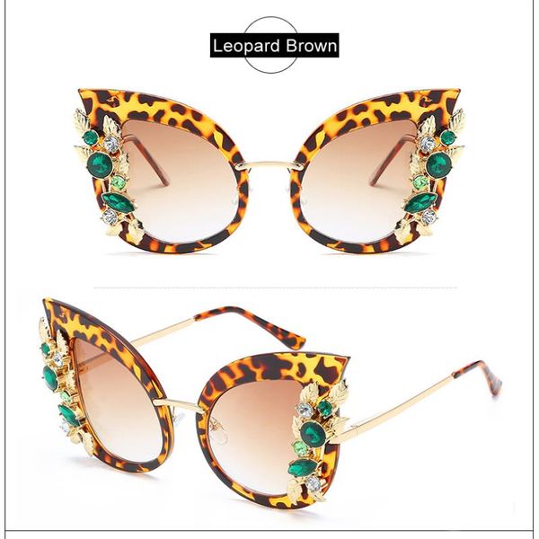 

vintage sun sunglasses eye sunmmer cat retro eyewear rhinestone flower for glasses crystal luxury beach women glass uv400 lhtnk, White;black