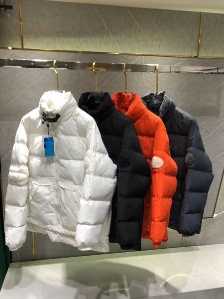 

winter mens and womens down jacket warm classic coat, Black