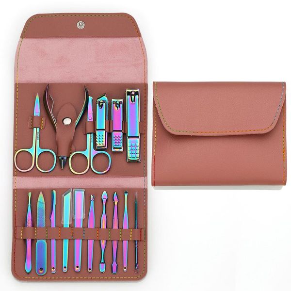 

nail art kits 1 set of 16pcs manicure tools professional clipper kit pedicure tool