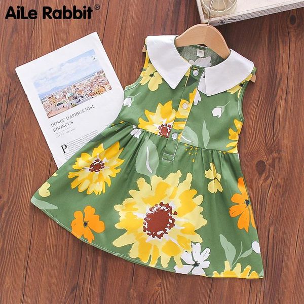 

girl's dresses little girls clothing toddler summer clothes arrival fashion cotton elegant pastoral style floral dress girl casual, Red;yellow