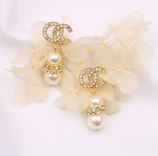 

exquisite elegant rhinestone small fragrance earrings girl heart versatile small temperament pearl earrings fairy accessories black friday, Golden;silver