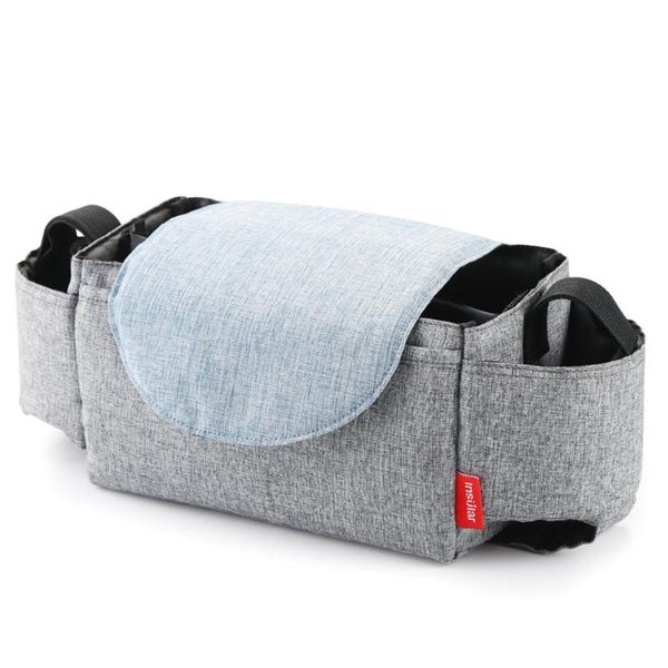 

flip type hanging multi pocket portable diaper organizer storage bag multifunction shopping collection stuff straps stroller use