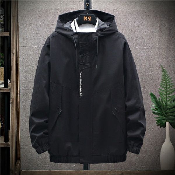 

coat korean fashion clothes cool casual hooded men's 2021 spring jacket, Black;brown