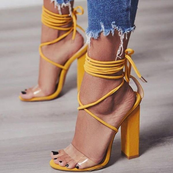 

dress shoes women pumps summer high heels sandals pvc transparent wedding casual waterproof sandalia feminina 35-43, Black