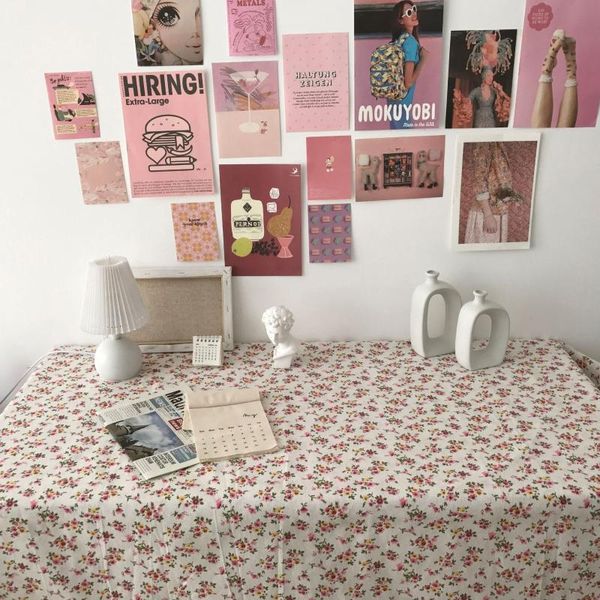 

table cloth 2021 designed modern simple style printed floral cotton tablecloth