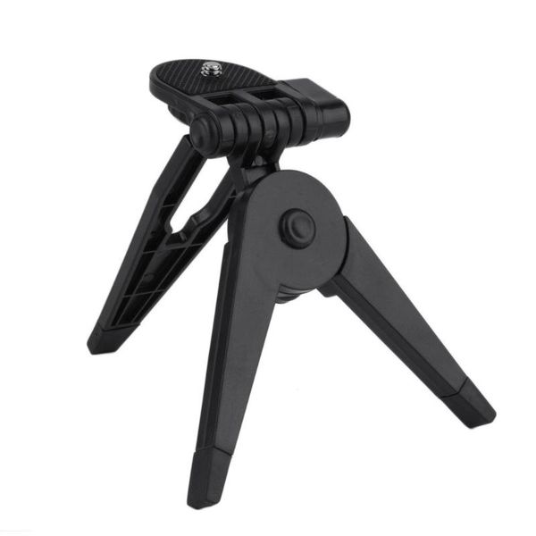 

portable mini plastic foldable pgraphy tripod table desk stand mounting bracket for camera camcorder dslr slr black hot