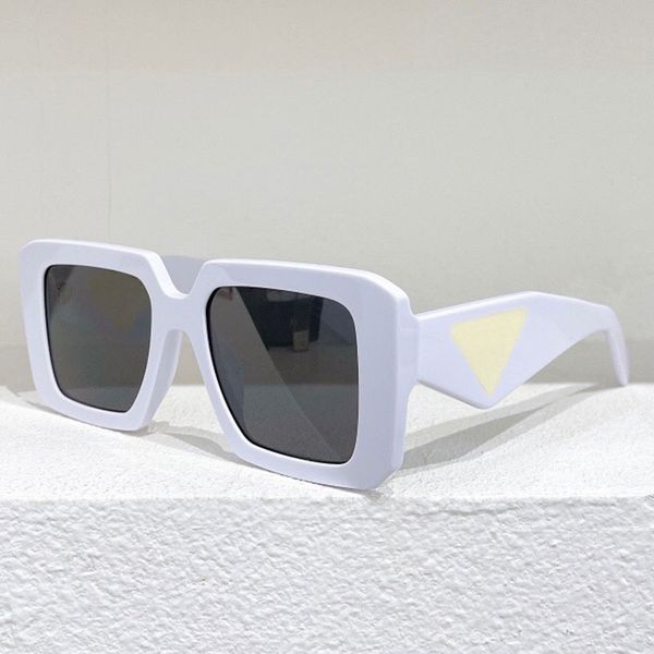 

new style mens or womens sunglasses spr 23ys fashion classic white square frame designer brand sunglasses ladies beach vacation glasses anti, White;black
