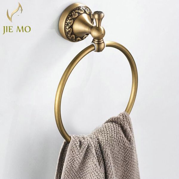 

antique towel reuro style wal-mount antique bronze towel ring classic bathroom accessories bath holder bath hardware f8311
