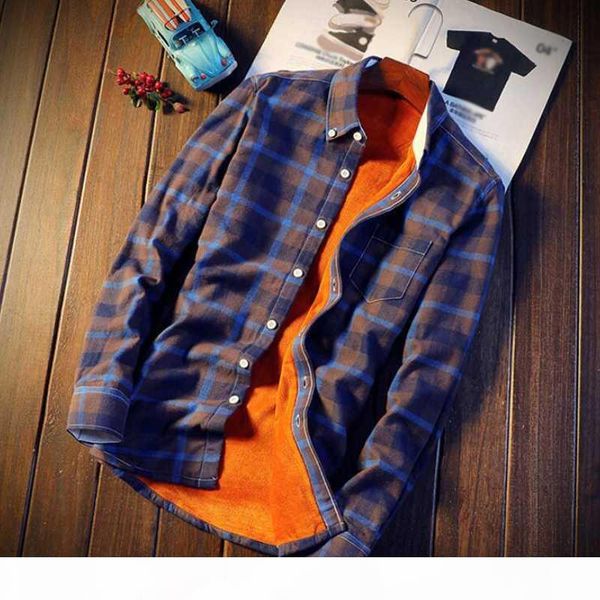 

plus size shirt men plaid flannel shirts mens casual autumn winter spring thick warm fleece cotton long sleeve shirt 5xl camisa masculina, White;black