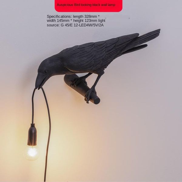 

wall lamp bird auspicious modern creative bedroom