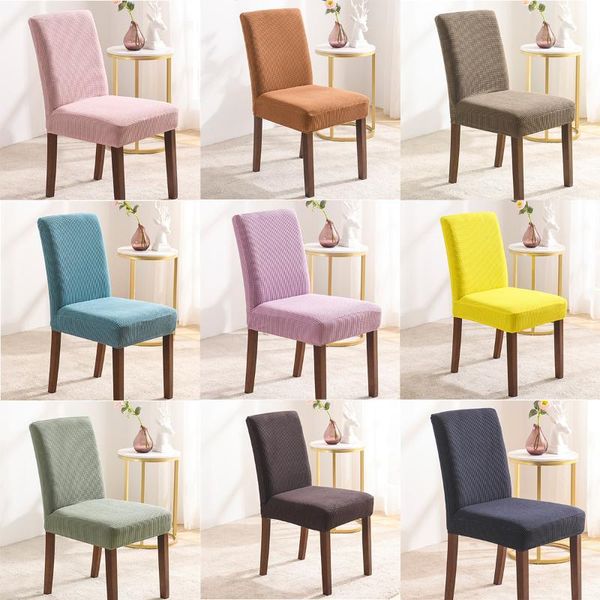 

luanqi thick velvet chair seat cover soft elastic stretch seat cover for chair case restaurant l banquet antidirty slipcover