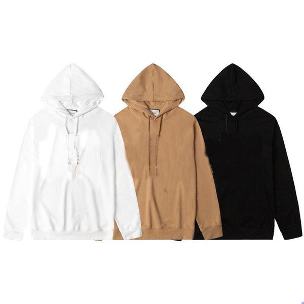 

men's hoodies & sweatshirts semi-turtleneck sweater regular long-sleeved pullover casual handsome trend personality large size, Black