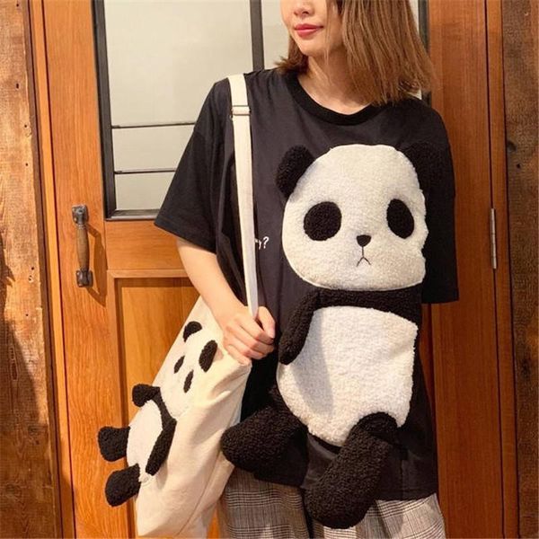

women's t-shirt 2021 summer japan ulzzang female kawaii bear japanese harajuku cute casual loose cartoon women tshirt streetwear, White