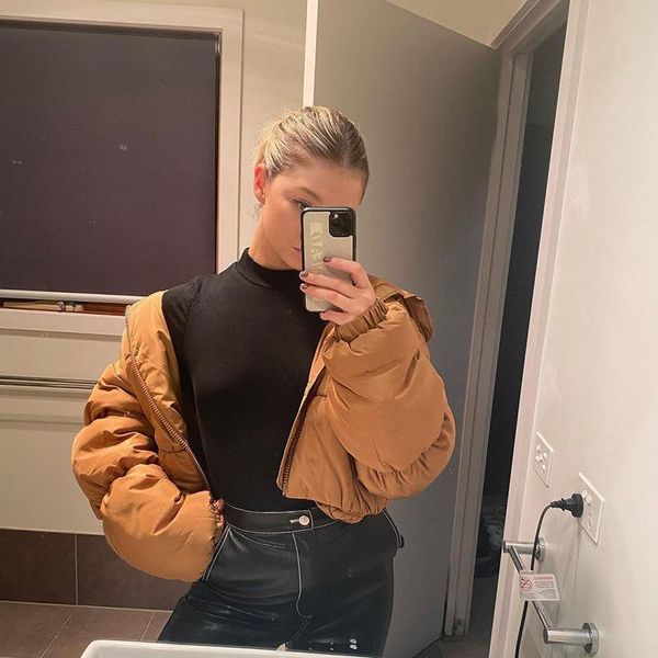 

women's down & parkas dsmtrc 2021 winter clothes women bubble coat outwear windbreaker street fashion zip up puffer jacket, Black