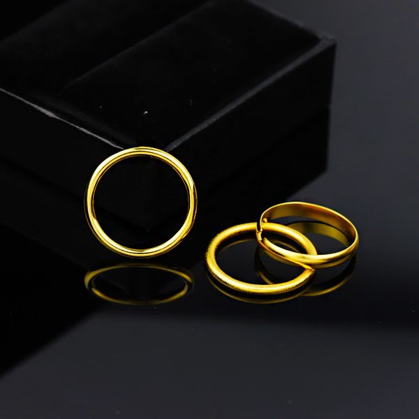 

super fairy copper plated gold ring women's adjustable niche design, Silver