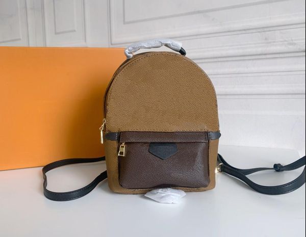 

yellow genuine leather mini backpack canvas school bags fashion women rucksack shoulder bag female knapsack flower pair up with the pocket