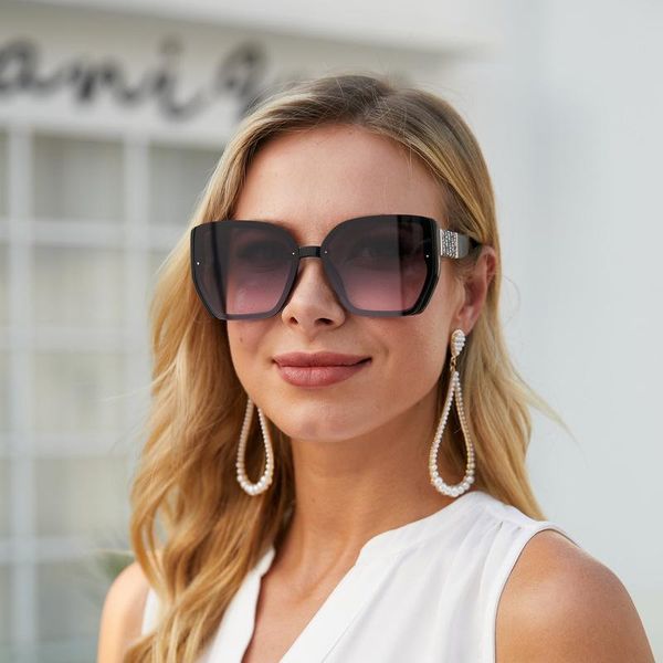 

sunglasses luxury rectangular ladies retro glasses brand designer sexy, White;black