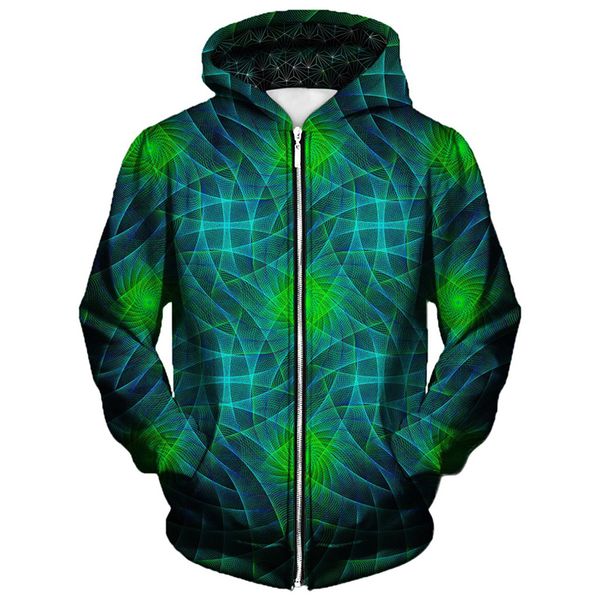

purple wave pattern men s zip-up hoodie visual impact party punk goth round neck sweatshirt hoodie, Black