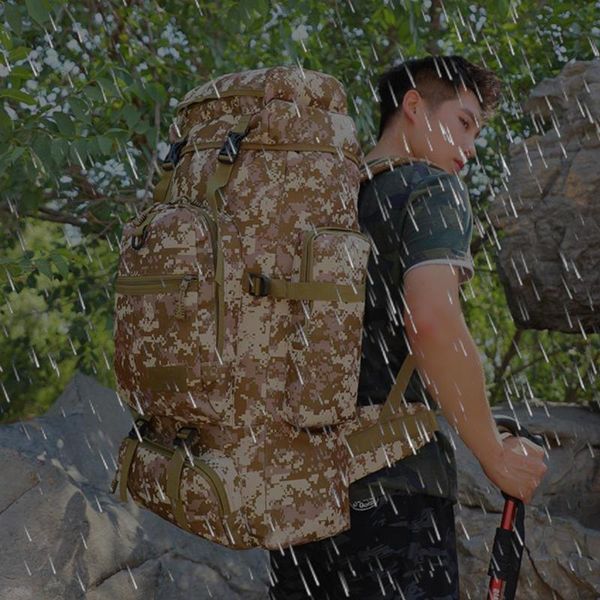 

outdoor bags durable picnic knapsack rucksack 7cm nylon high capacity camping bag outdoors mountaineering backpack