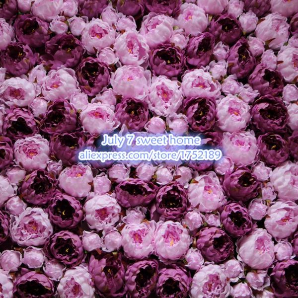 

artificial flower wall peony wedding background lawn/pillar road lead market decoration