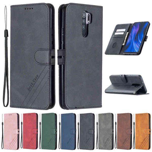 Für Xiaomi Redmi 9 Fall Leder Flip auf sFor Coque Xiomi 9 9T 9C 9A Hinweis 10 Pro Telefon brieftasche Abdeckung Etui