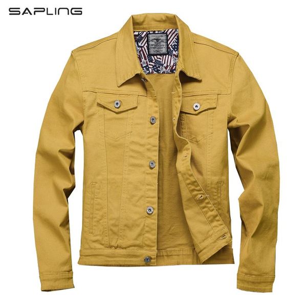 

men's jackets spring autumn 2021 men jean jacket slim streetwear denim hip hop bomber homme jaqueta jeans masculina drop, Black;brown