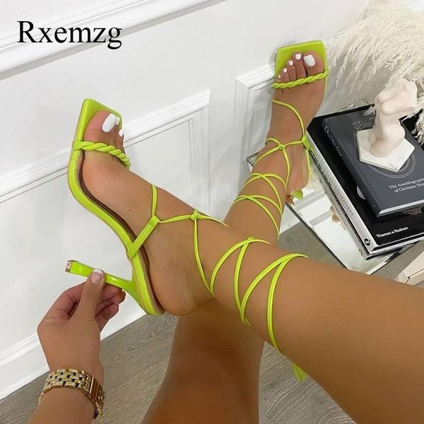 

sandals rxemzg summer high heels women pumps ankle cross strap shoes woman ladies peep toe dress party, Black