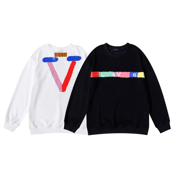 

mens designers hoodie men streetwear letter hoodies man womens casual hooded skateboards hoody high street pullover sweatshirt clothes jumpe, Black