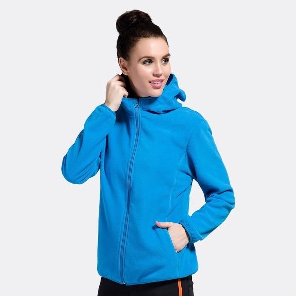 

new women winter fleece jackets fashion windproof hoodies ladies long sleeve warm jackets coats s-xxl 201028, Black;brown