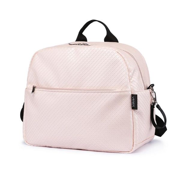 

diaper bags soboba backpack bag for mother plaid large capacity waterproof pink maternity baby care multi-functional