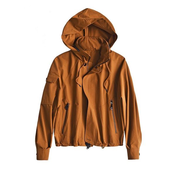 

women's jackets shuchan woman jacket oversized safari style solid spring/autumn outerwear & coats wide-waisted fall windbreaker women, Black;brown