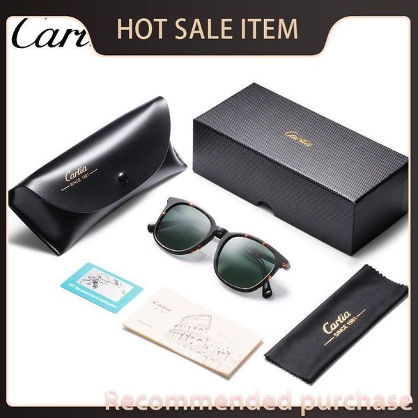 

carfia 5358 designer sunglasses square case sun colors 50mm women glasses mens 3 with glasses polarized sunglasses oqgst, White;black