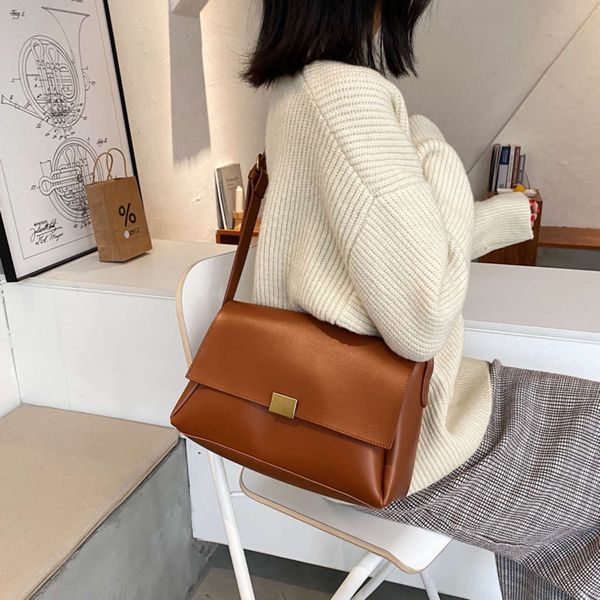 

hbp luxury designerautumn and winter large capacity women's 2020 new fashion net red advanced sense briefcase niche design single shoul