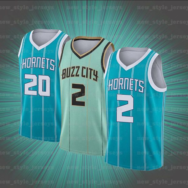 

2 lamelo 20 gordon ball terry hayward charlotte hornets men rozier city basketball jerseys, Black;red