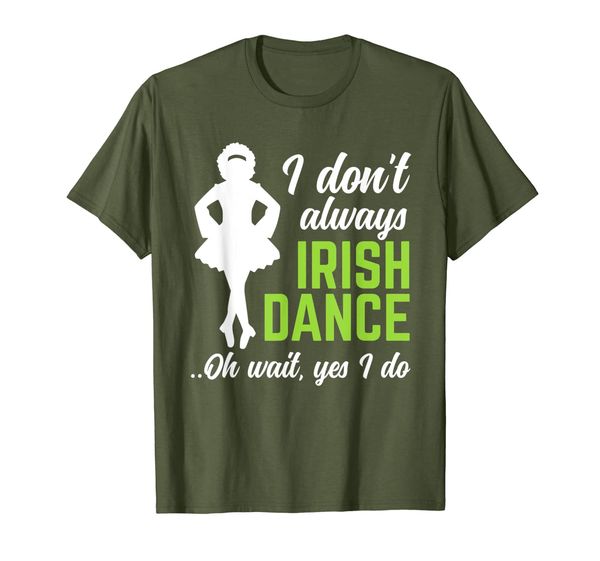 

funny irish dance t-shirt girls women st patrick's day gift, White;black