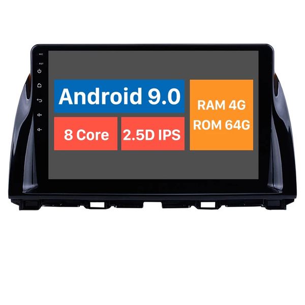 Android 10,0 9 polegadas DVD DVD GPS Radio Estéreo Unidade WiFi Multimedia Player para 2012-2015 Mazda CX-5 com 4G