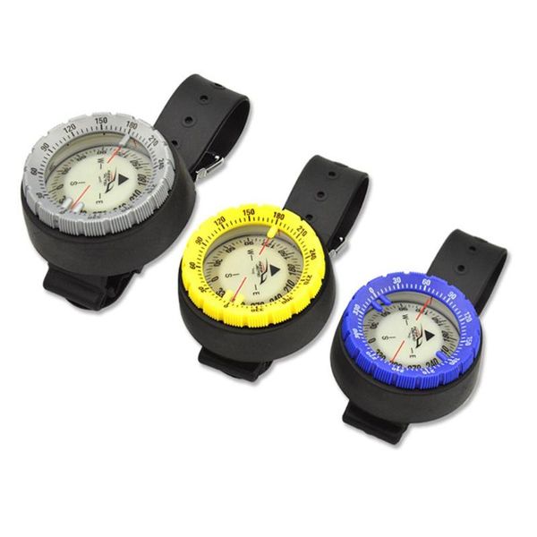 

pool & accessories waterproof compass underwater caving camping swimming with wristband diving scuba watchband fluorescent dial