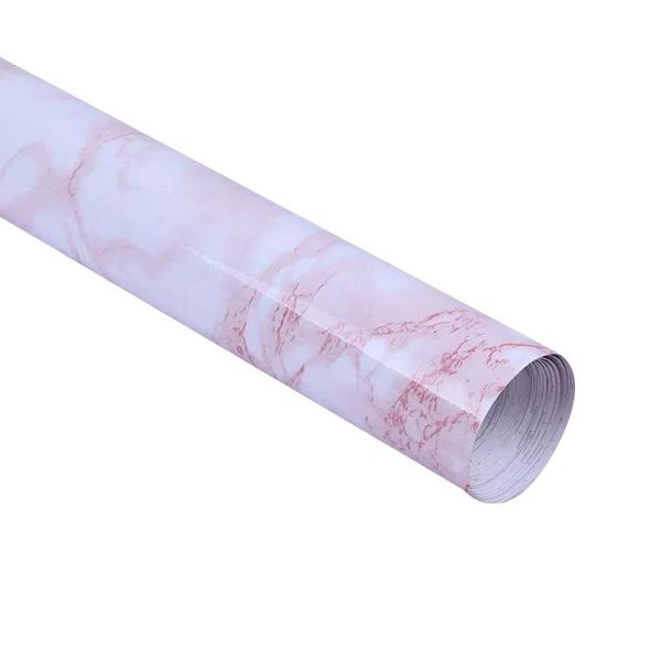 

european wallpaper marble paper roll kitchen pvc wall paper countercabinet thick waterproof 60cm self-adhesive wallpapers