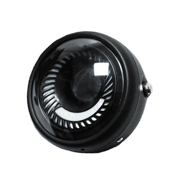 

car headlights 1pcs 6.5inch round motorcycle led headlight white side mount far and near light accessories for