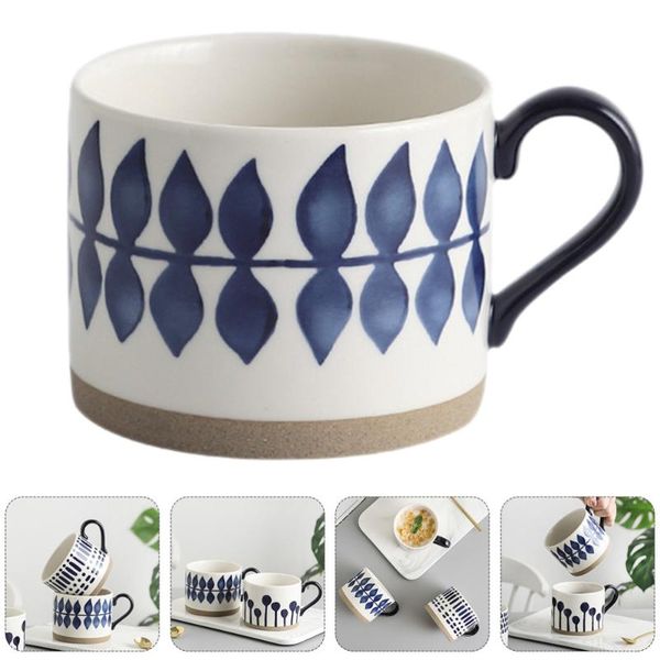 

mugs 450ml japanese style hand-painted mug ceramic water cup coffee