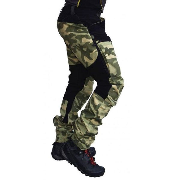 

mens army camouflage work cargo pants trousers pockets outdoor hiking, Black