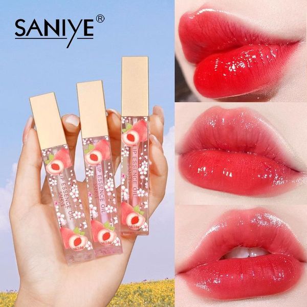 

lip gloss hydrating and moisturizing oil fruit peach fades wrinkles lasting transparent lipgloss base