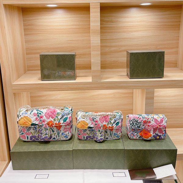 

fashion luxurys designers bags marmont handbag shoulder bag with flower womens crossbody wallets totes with box