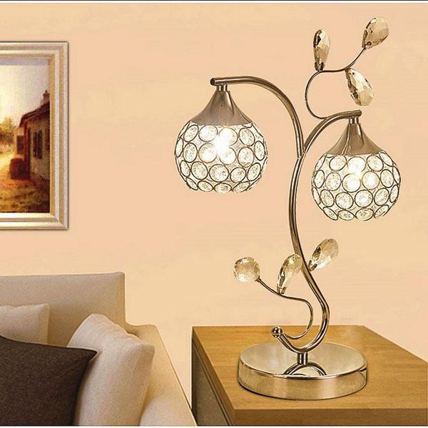 

table lamps modern simple crystal lamp individual living room dining warm bedroom bedside wholesale