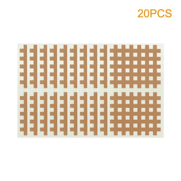 

20pcs health care lattice cross tape therapy spiral acupuncture physical rayon pain relief athletic kinesiology sports, Black;gray